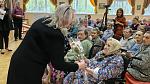 Поздравление Труженнико тыла в геронтологическом центре